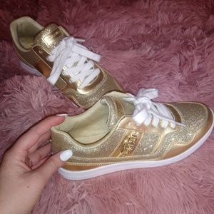By Guess Gold sneakers